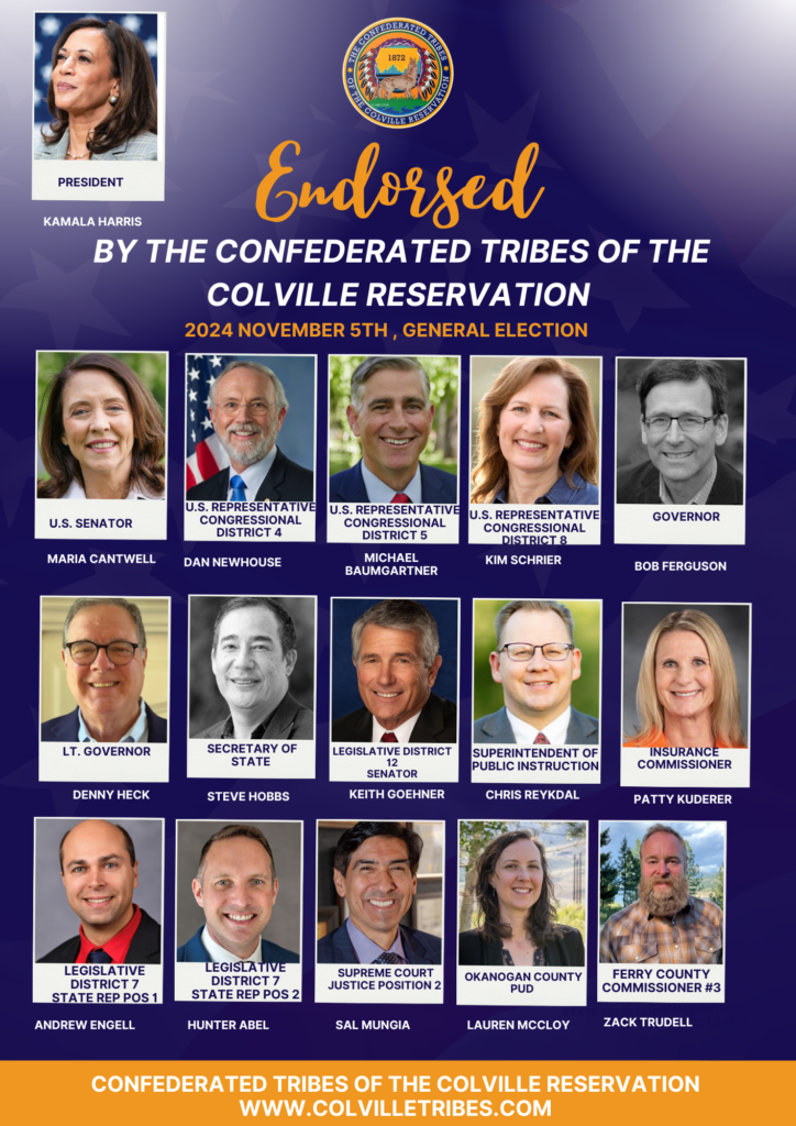 Confederated Tribes of the Colville Reservation Endorsement